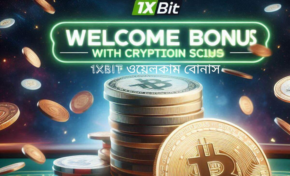 1XBIT স্বাগত বোনাস প্রোগ্রাম থেকে আকর্ষণীয় সুবিধাগুলি