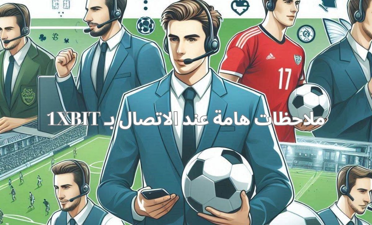 ملاحظات هامة عند الاتصال بـ 1XBIT